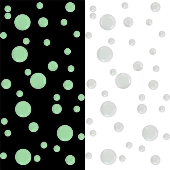 Realistic 3D Domed Glow in The Dark Stars 606 Dots for Starry Sky Kids Bedroom - Picture 4 of 6